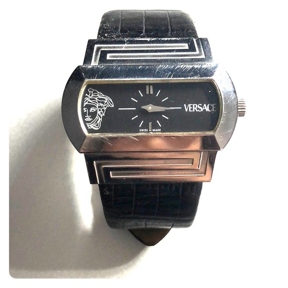 Versace Accessories - Versace Hippodrome Watch PSQ99 - Black